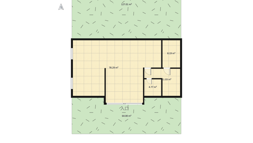 Minimalism floor plan 393.63