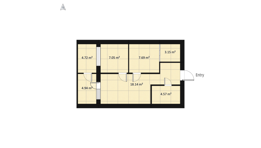 interior desing апартаменты квартал 133 2 floor plan 59.99