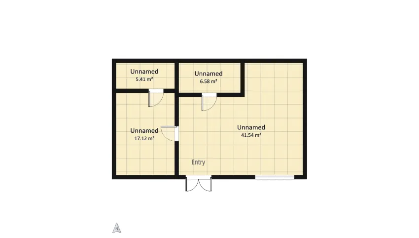 Copy of 【System Auto-save】Untitled floor plan 70.65