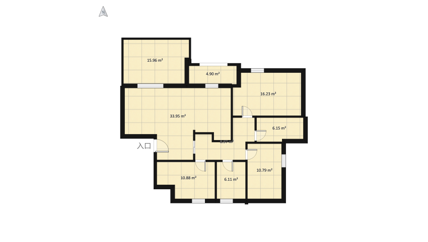 Casa <3 floor plan 129.92