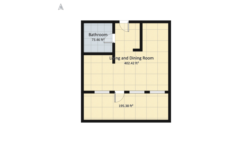 studio floor plan 70.43