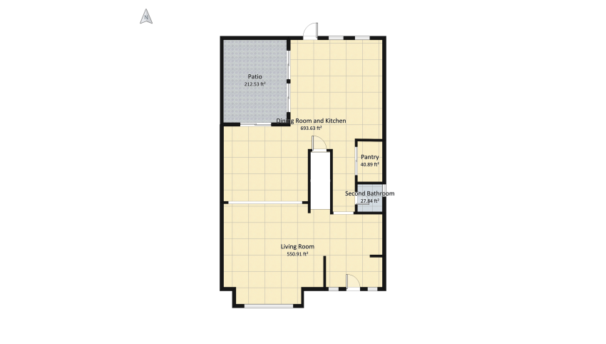modern home in warm tones floor plan 294.63
