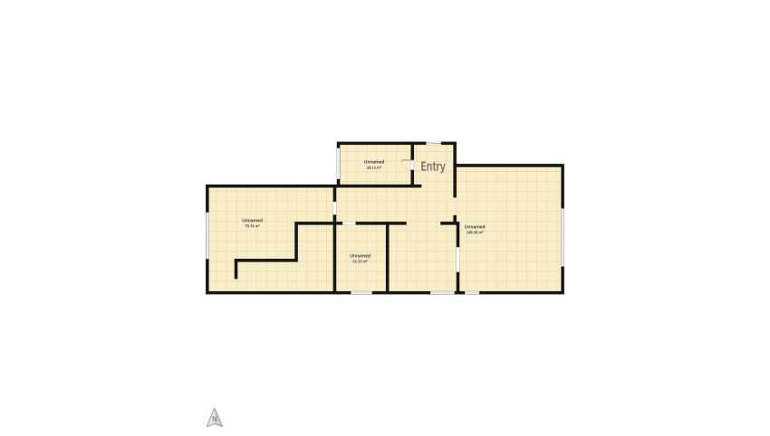 Simply apartament floor plan 267.38