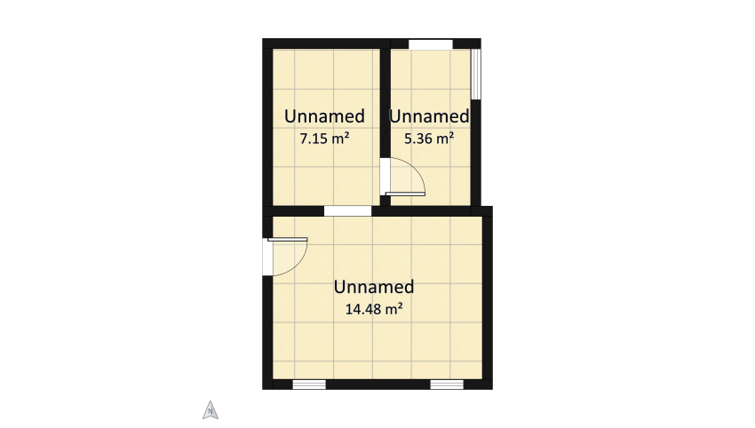 Quarto menina - girl bedroom floor plan 27
