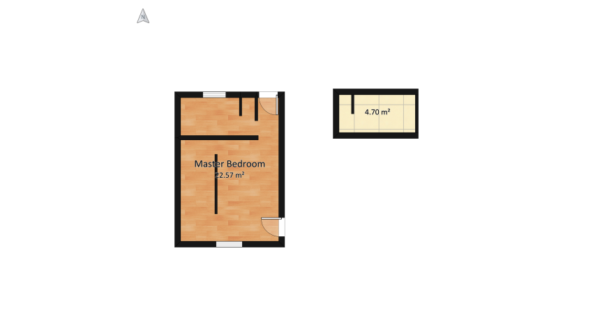 Corps de Ferme_masterbedroom floor plan 31.59