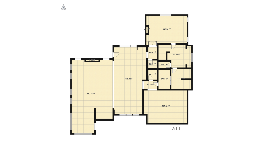 Southern Modern floor plan 283.25
