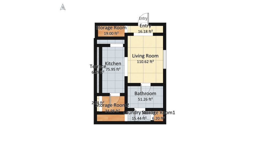 Mondrian House floor plan 41.73