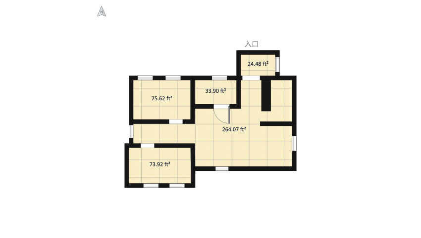 The Winter House floor plan 52.98