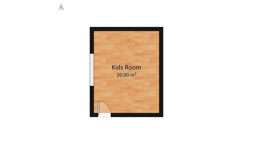 "HOPE'' kids room floor plan 22.22