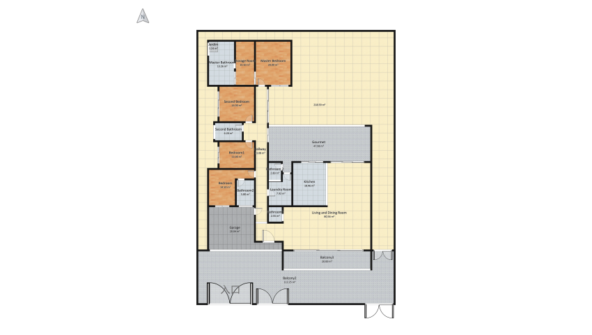 casa 3M floor plan 716.59