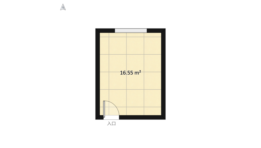 MASTER ROOM floor plan 18.58