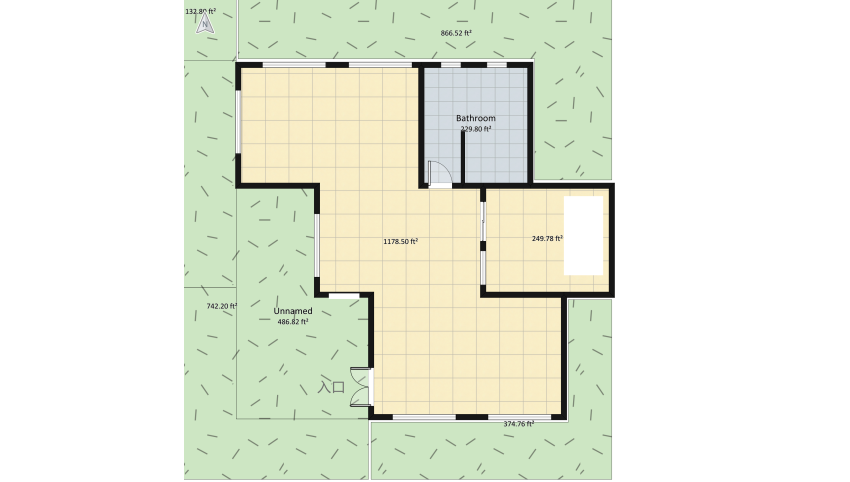 Modern Minimalist Home floor plan 407.82